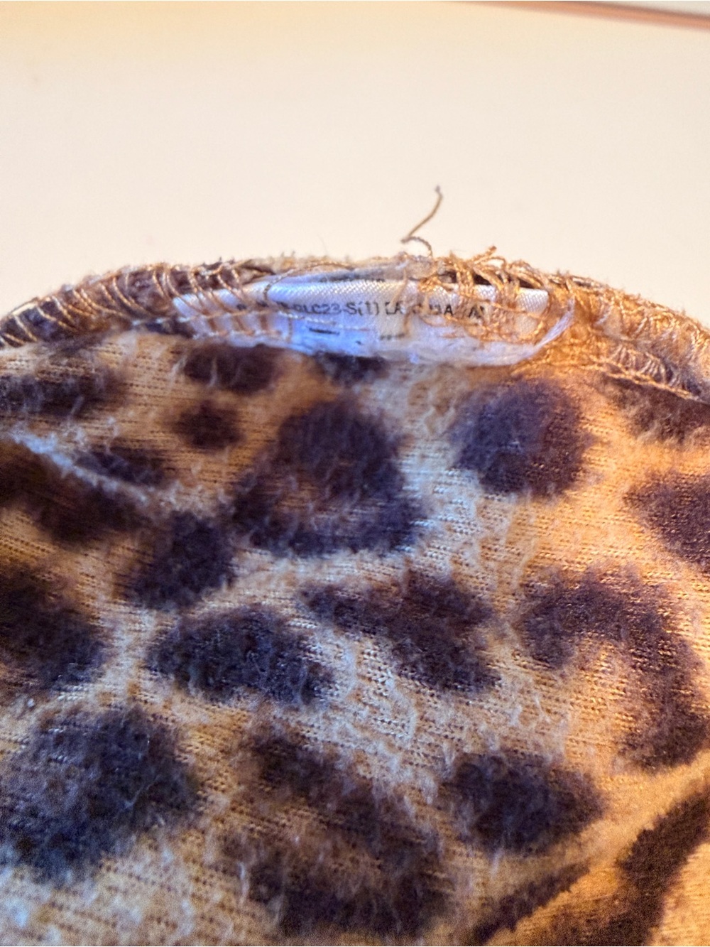 Lauren Ralph Lauren Leopard Print Fleece Pajama Set Small S - Picture 7 of 7